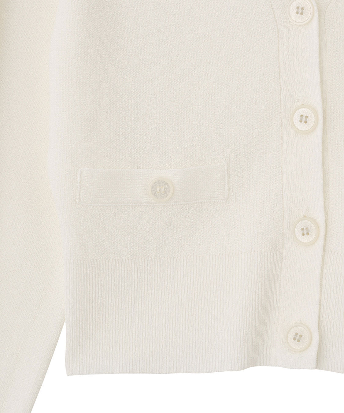 COCO DEAL「片畦Vネックニットカーディガン」|ニット・セーター|