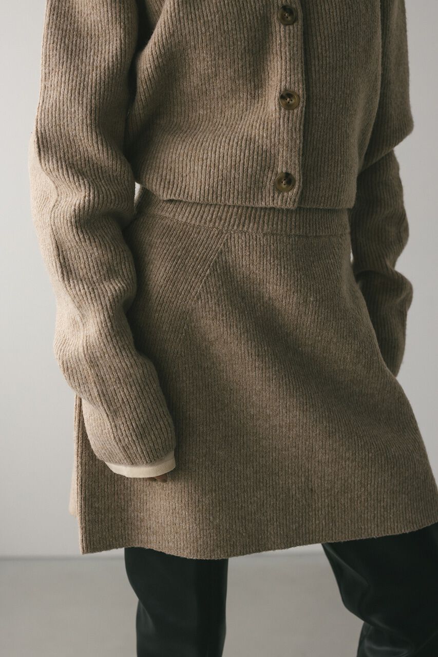 STYLEMIXER「コクーンニットミニスカート」|スカート|