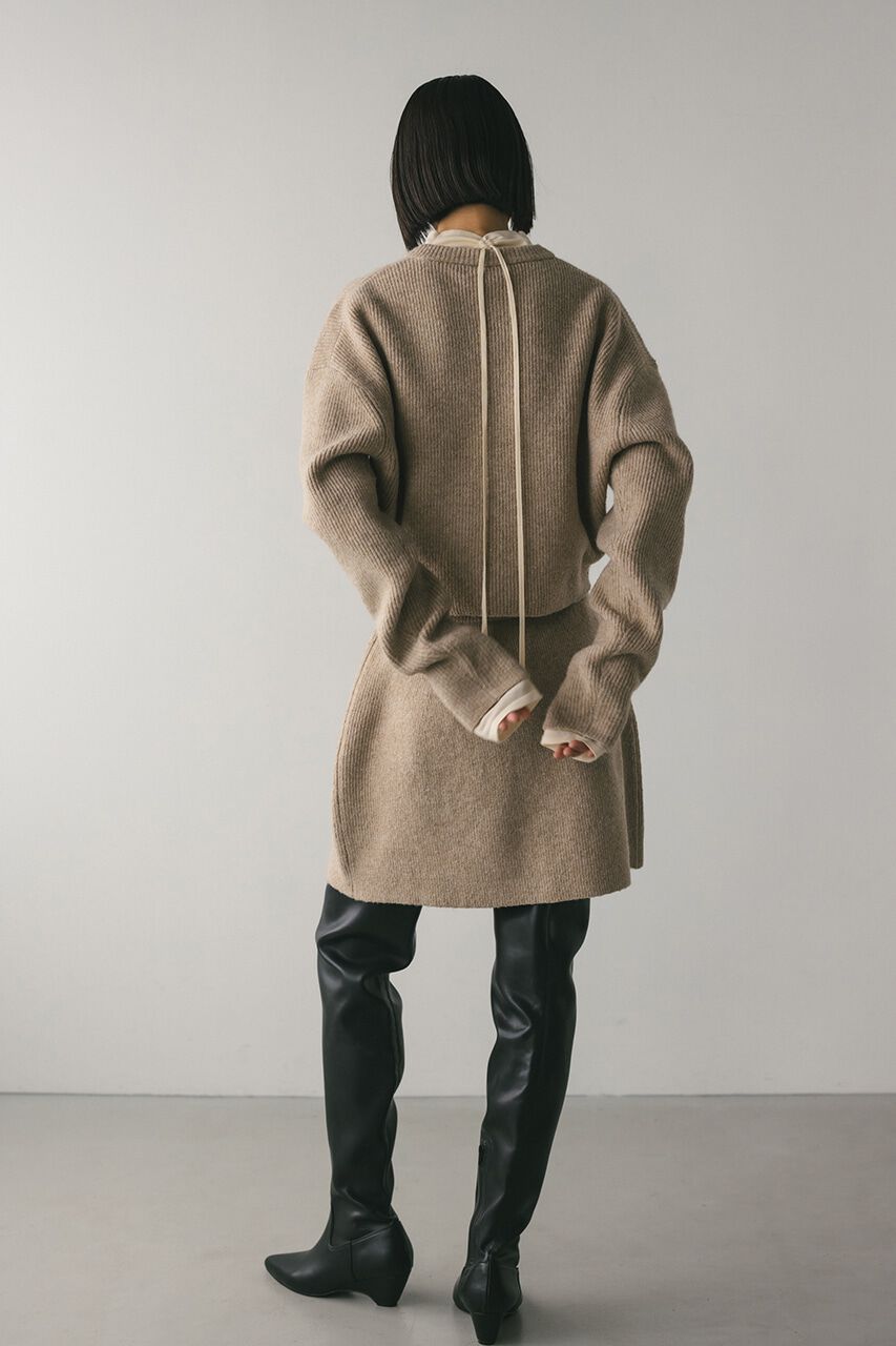 STYLEMIXER「コクーンニットミニスカート」|スカート|