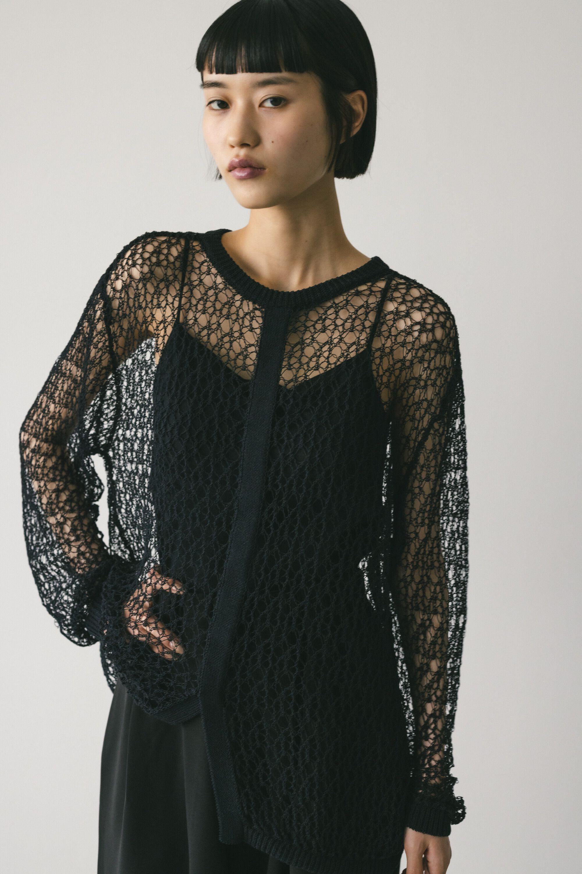 STYLEMIXER「レースクロシェニット」|ニット・セーター|