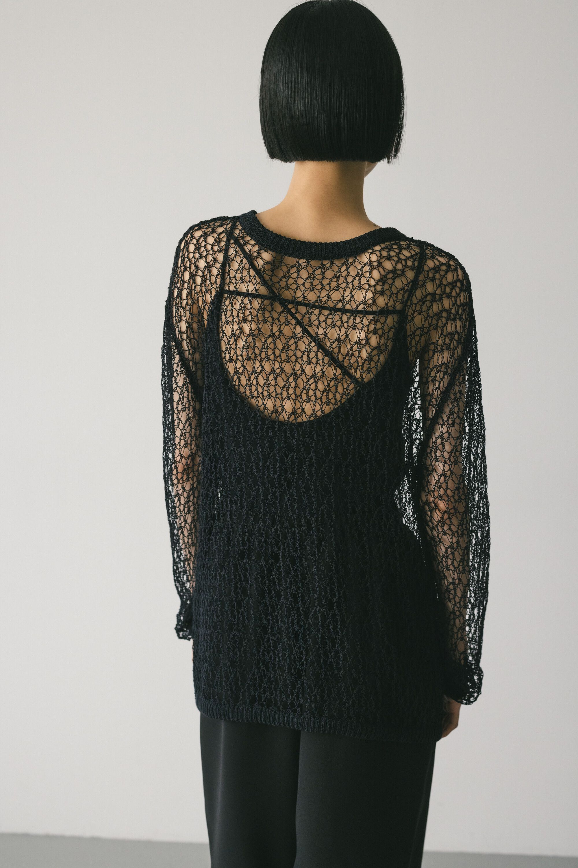 STYLEMIXER「レースクロシェニット」|ニット・セーター|