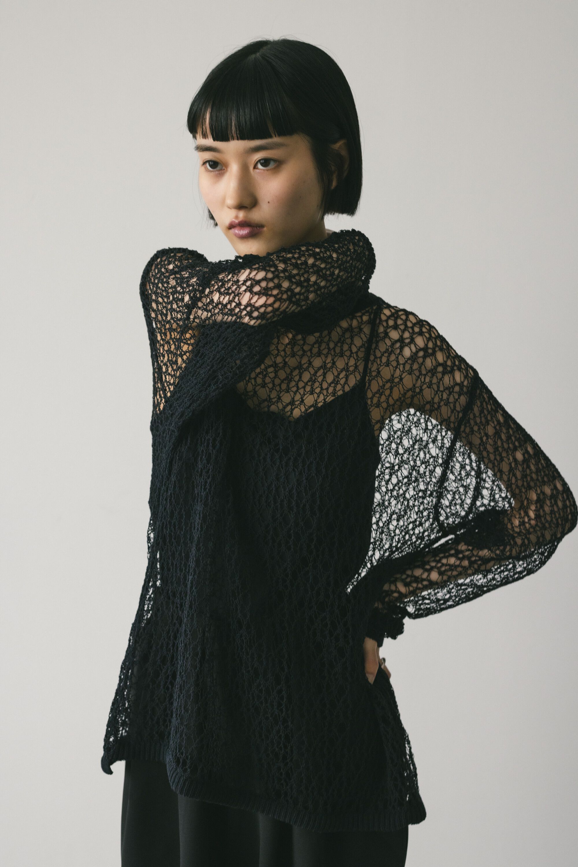 STYLEMIXER「レースクロシェニット」|ニット・セーター|