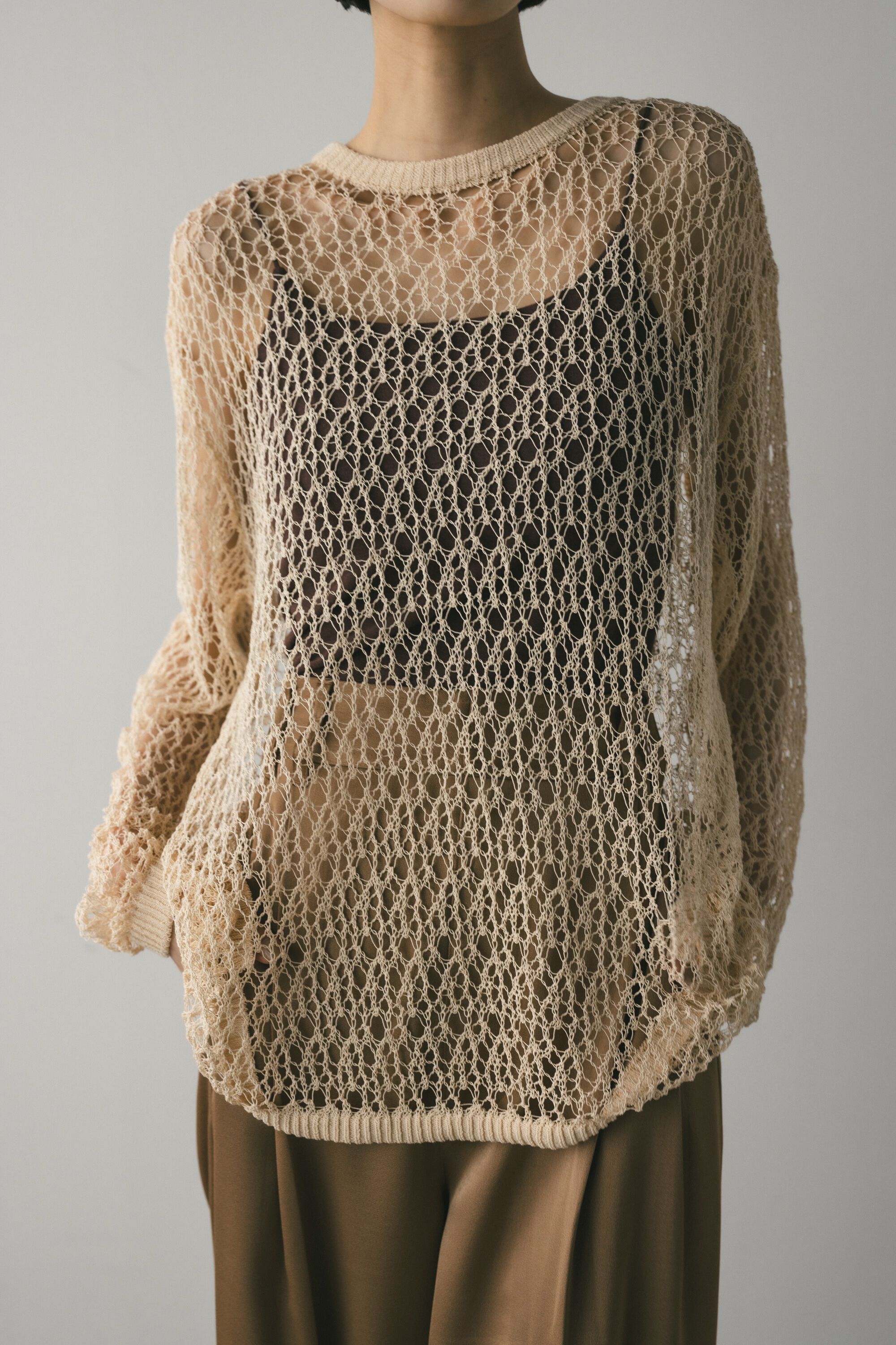 STYLEMIXER「レースクロシェニット」|ニット・セーター|