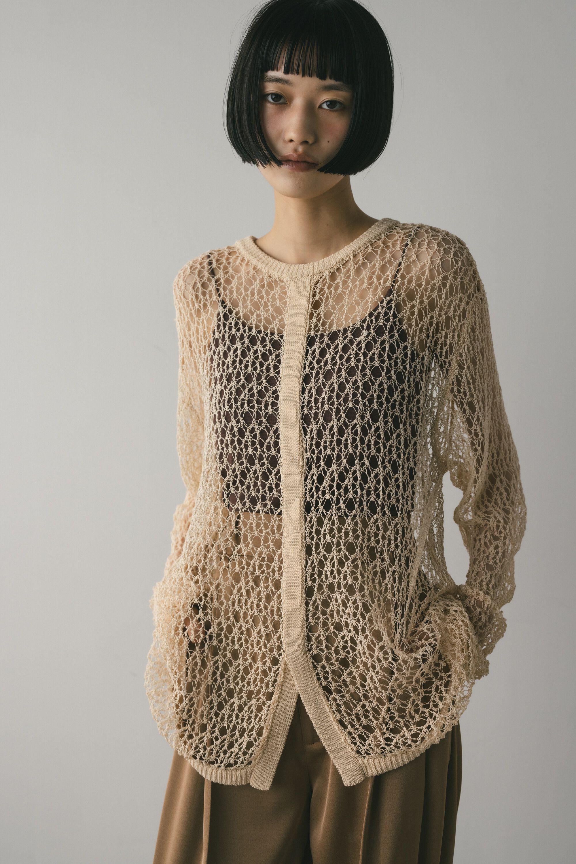 STYLEMIXER「レースクロシェニット」|ニット・セーター|