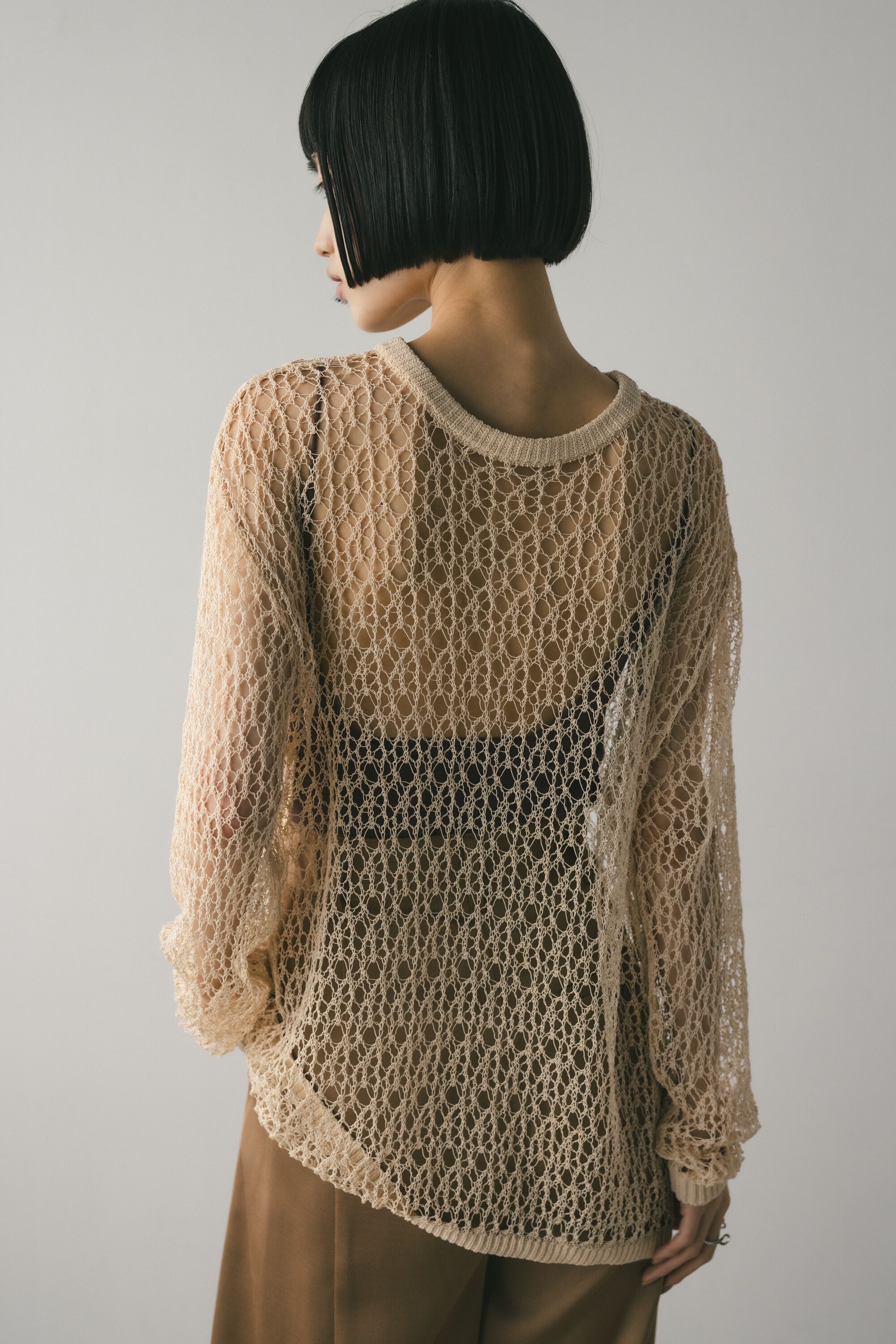 STYLEMIXER「レースクロシェニット」|ニット・セーター|