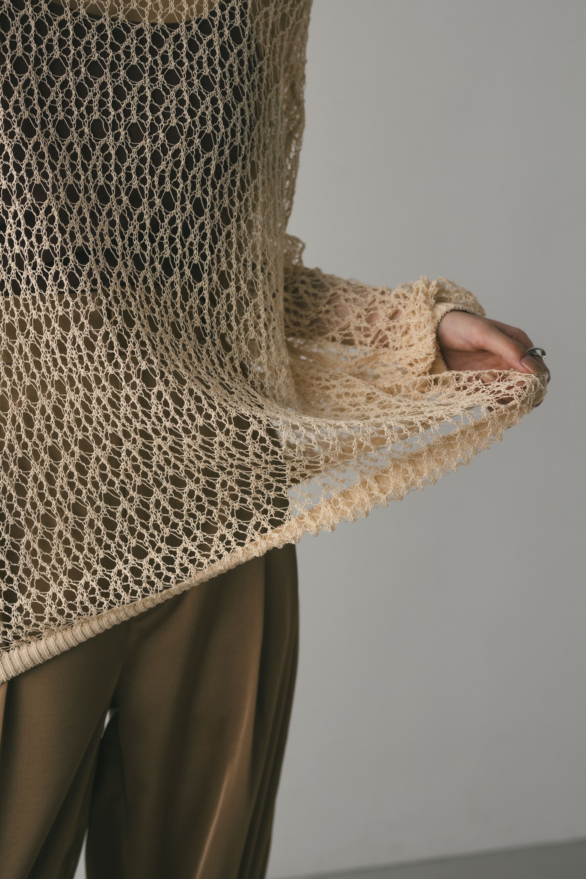 STYLEMIXER「レースクロシェニット」|ニット・セーター|