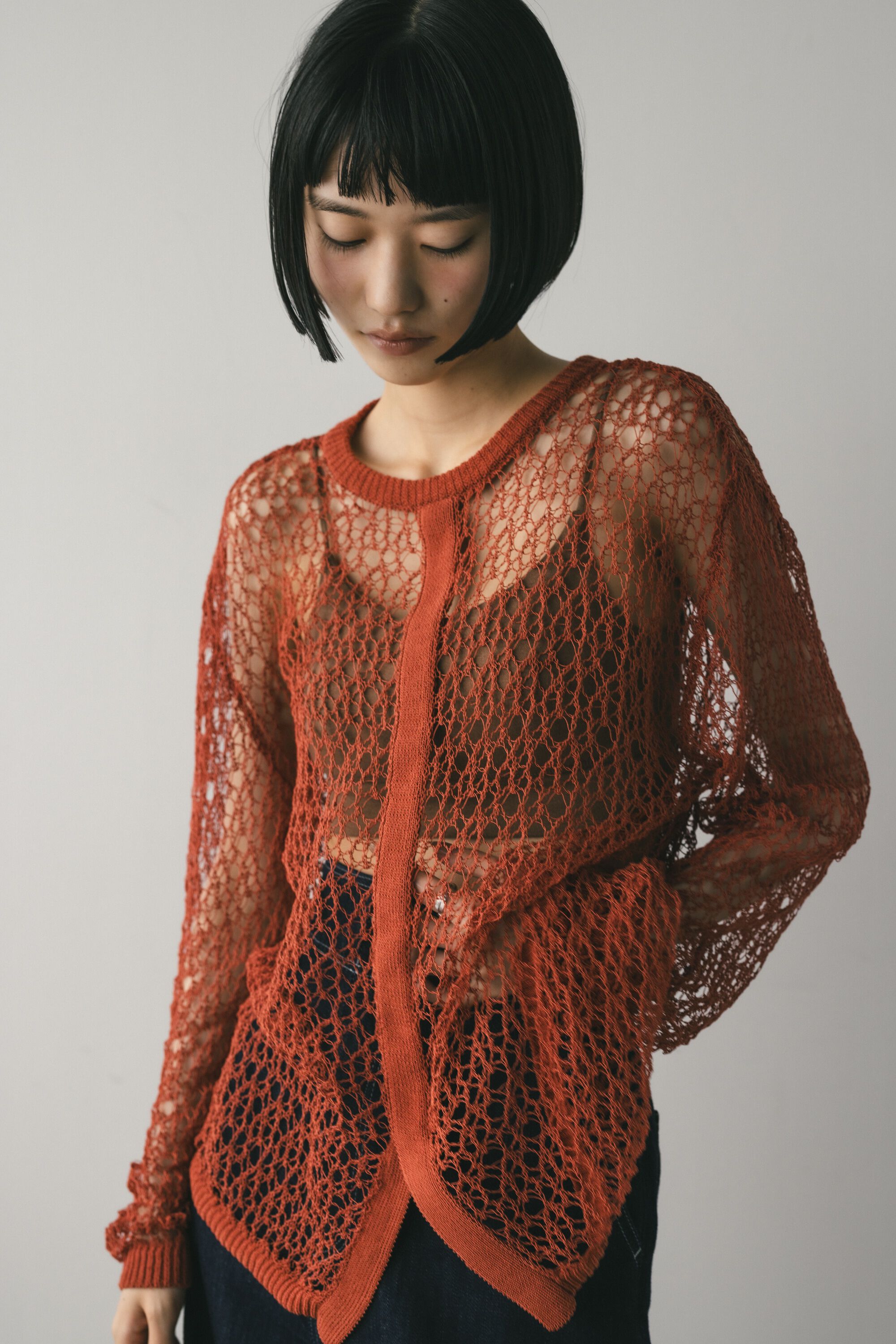 STYLEMIXER「レースクロシェニット」|ニット・セーター|