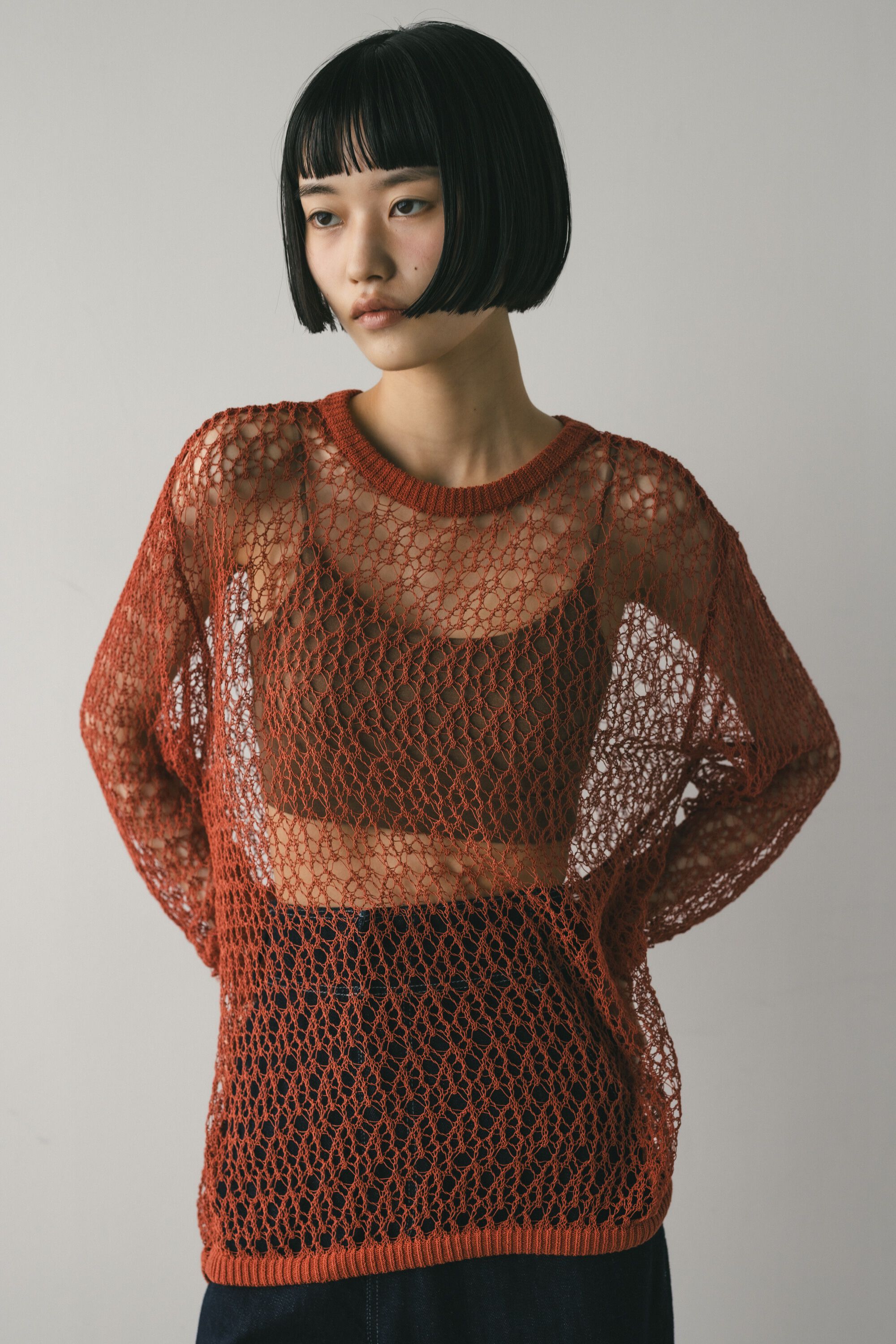 STYLEMIXER「レースクロシェニット」|ニット・セーター|