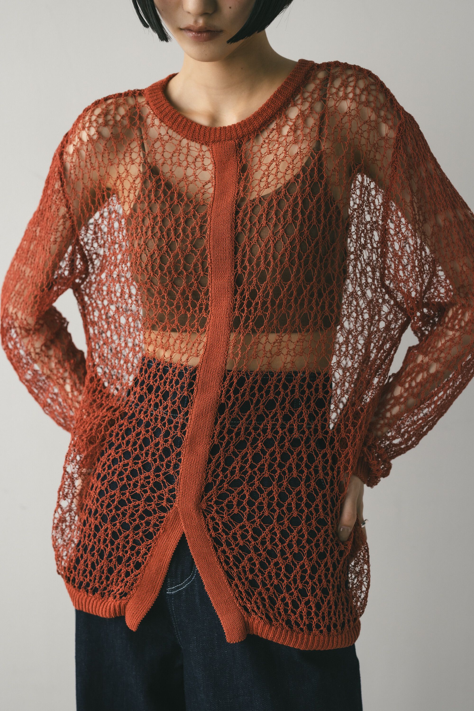 STYLEMIXER「レースクロシェニット」|ニット・セーター|