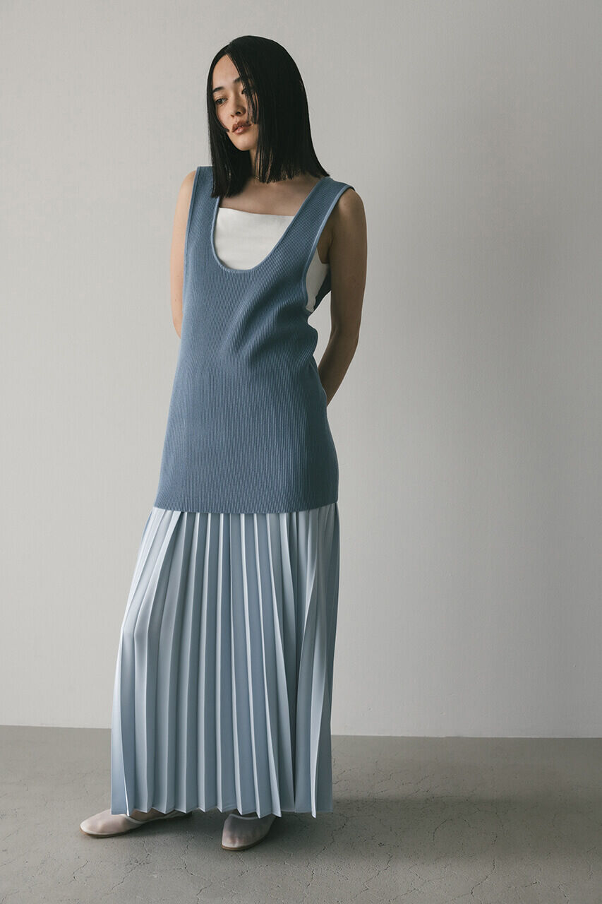 STYLEMIXER「サテンプリーツスカート」|スカート|