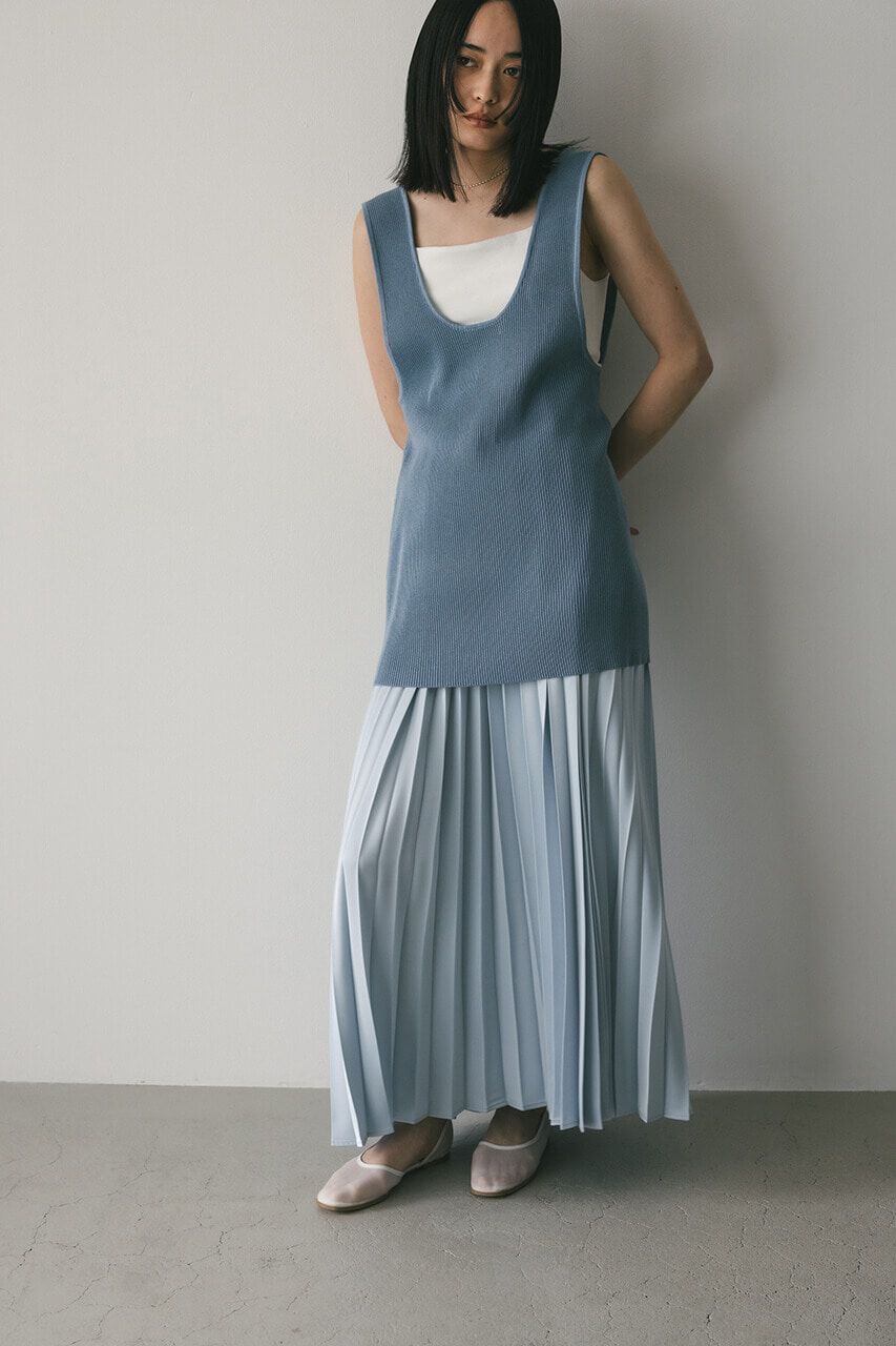 STYLEMIXER「サテンプリーツスカート」|スカート|