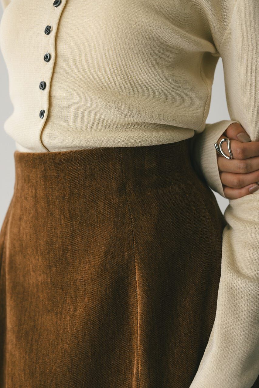 STYLEMIXER「ベロアミニスカートパンツ」|スカート|