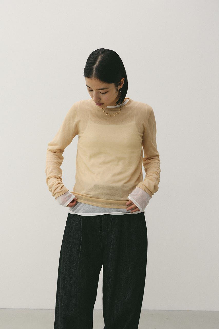 STYLEMIXER「シアースキンニットトップ」|ニット・セーター|