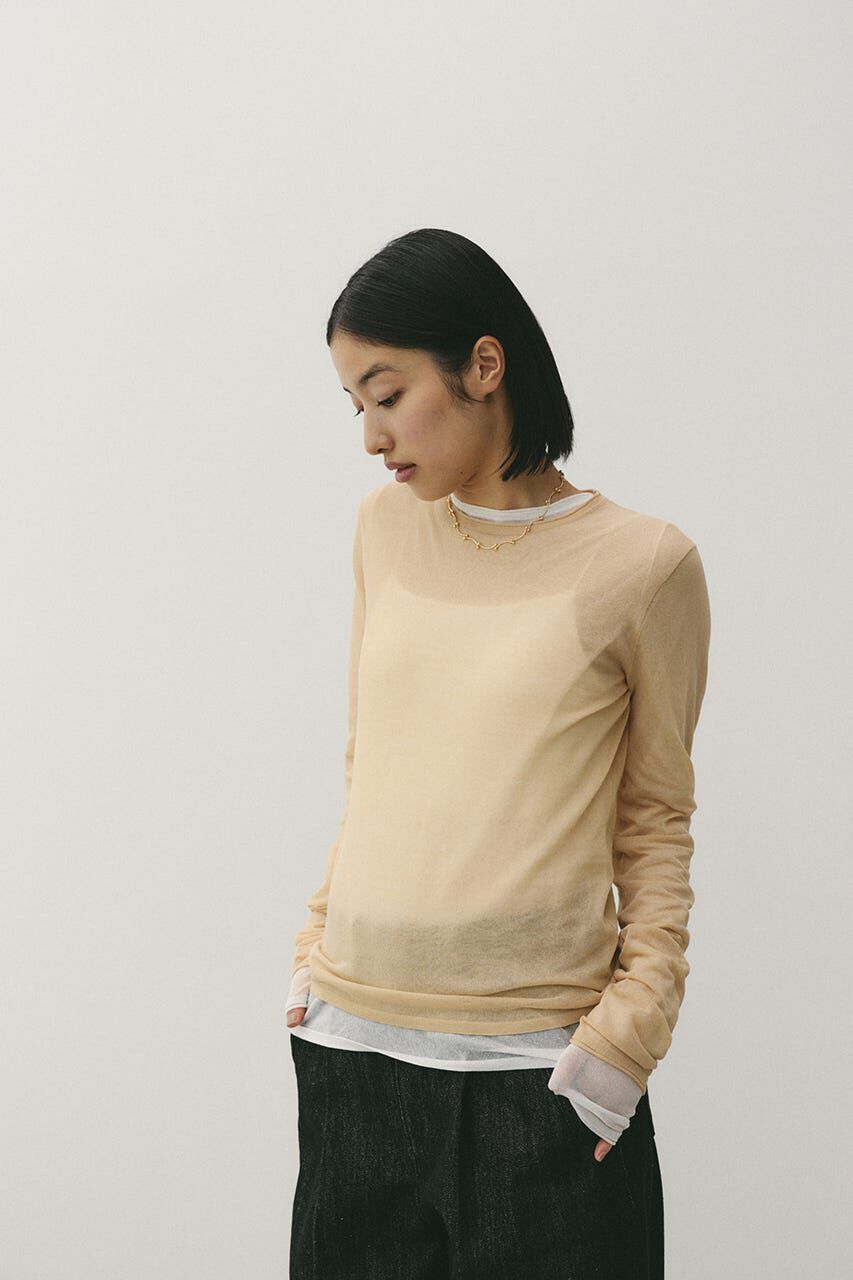 STYLEMIXER「シアースキンニットトップ」|ニット・セーター|