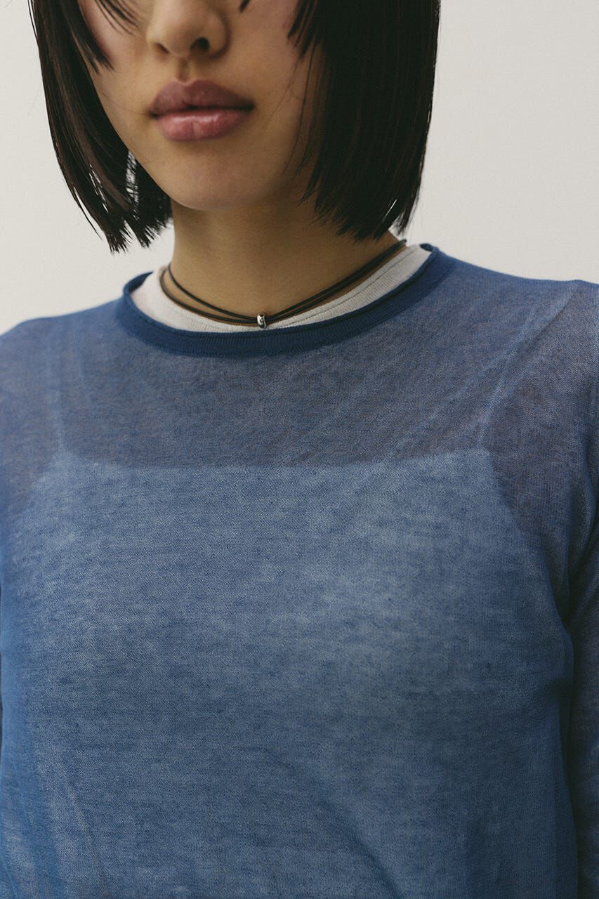 STYLEMIXER「シアースキンニットトップ」|ニット・セーター|