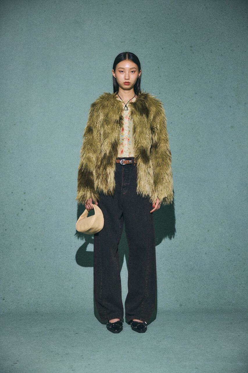 MOUSSY「MESSY FAUX ファーコート」|その他|