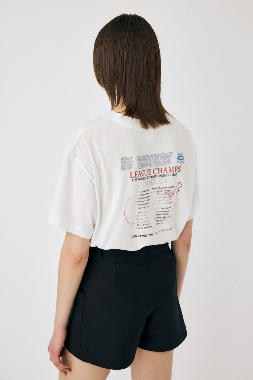 MOUSSY「MOUSSY LEAGUE CHAMPS 25 Tシャツ」|Tシャツ・カットソー|