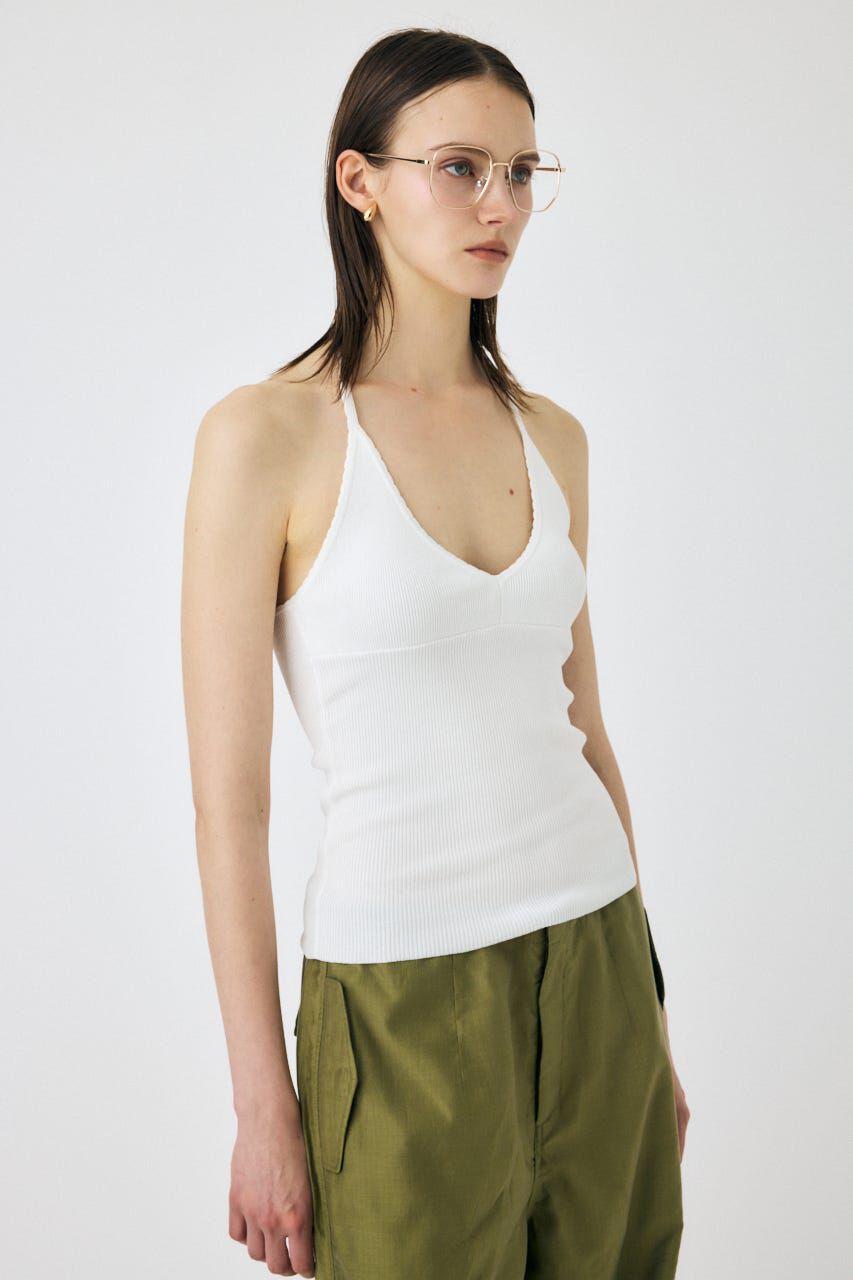 MOUSSY「HALTER KNIT キャミ」|キャミソール|