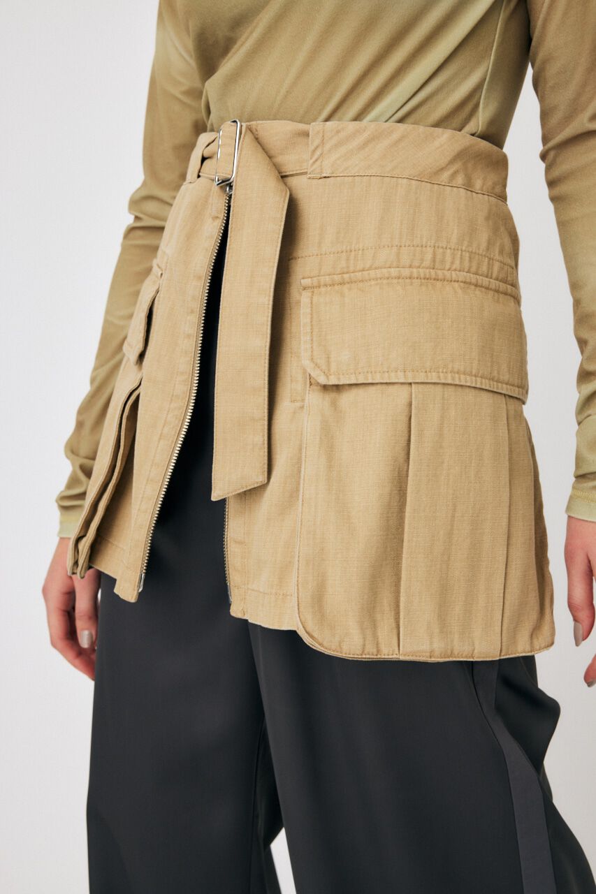MOUSSY「LAYERED CARGO ミニスカート」|スカート|