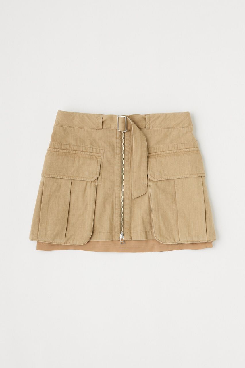MOUSSY「LAYERED CARGO ミニスカート」|スカート|