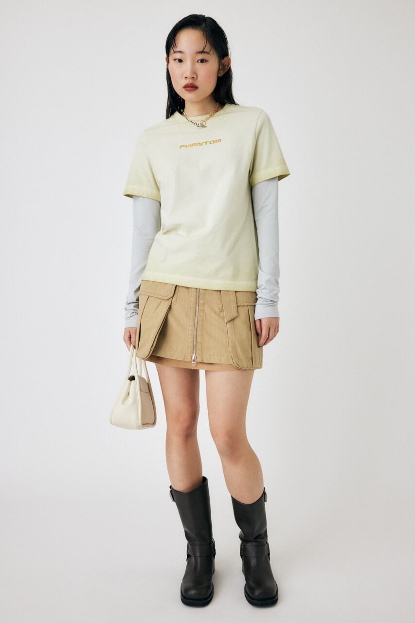 MOUSSY「LAYERED CARGO ミニスカート」|スカート|