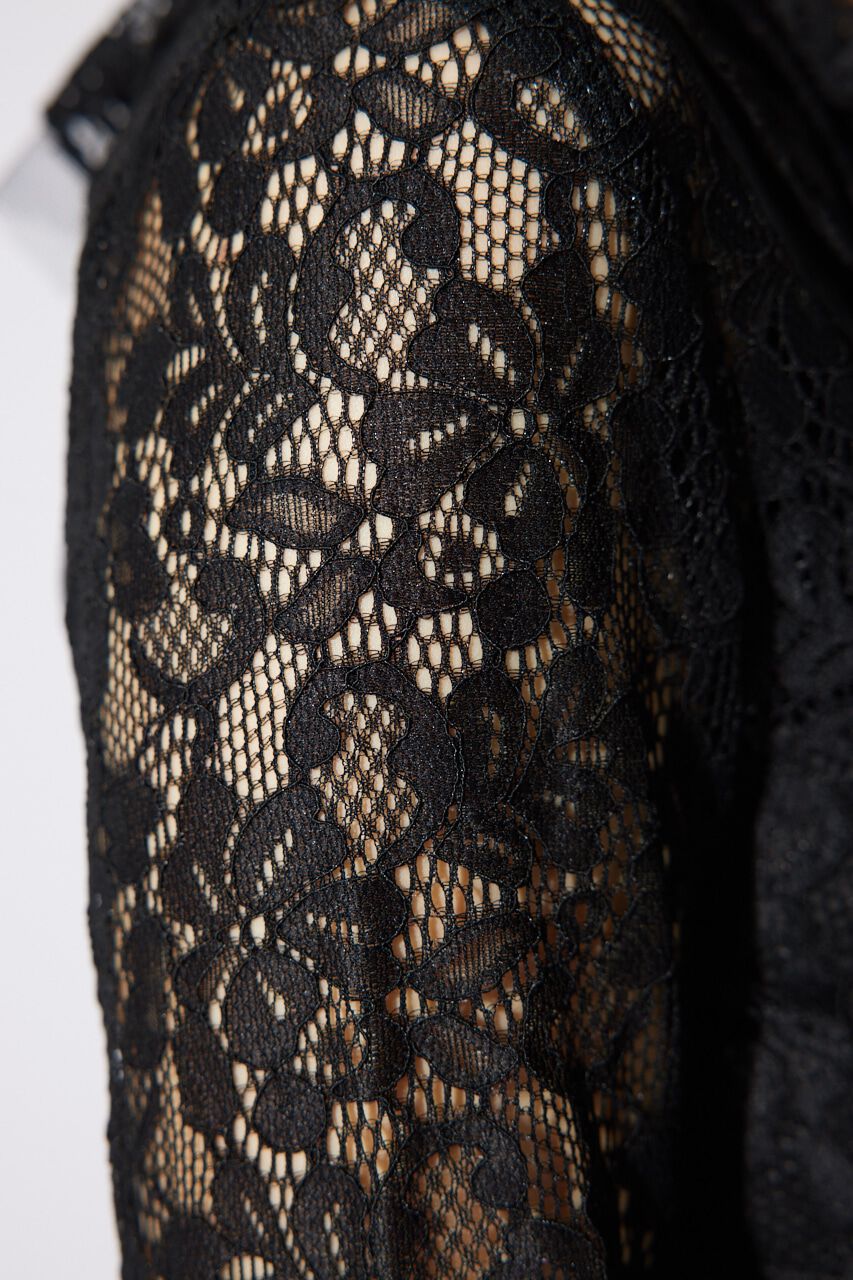 rienda「フリルレースブラウス」|シャツ・ブラウス|