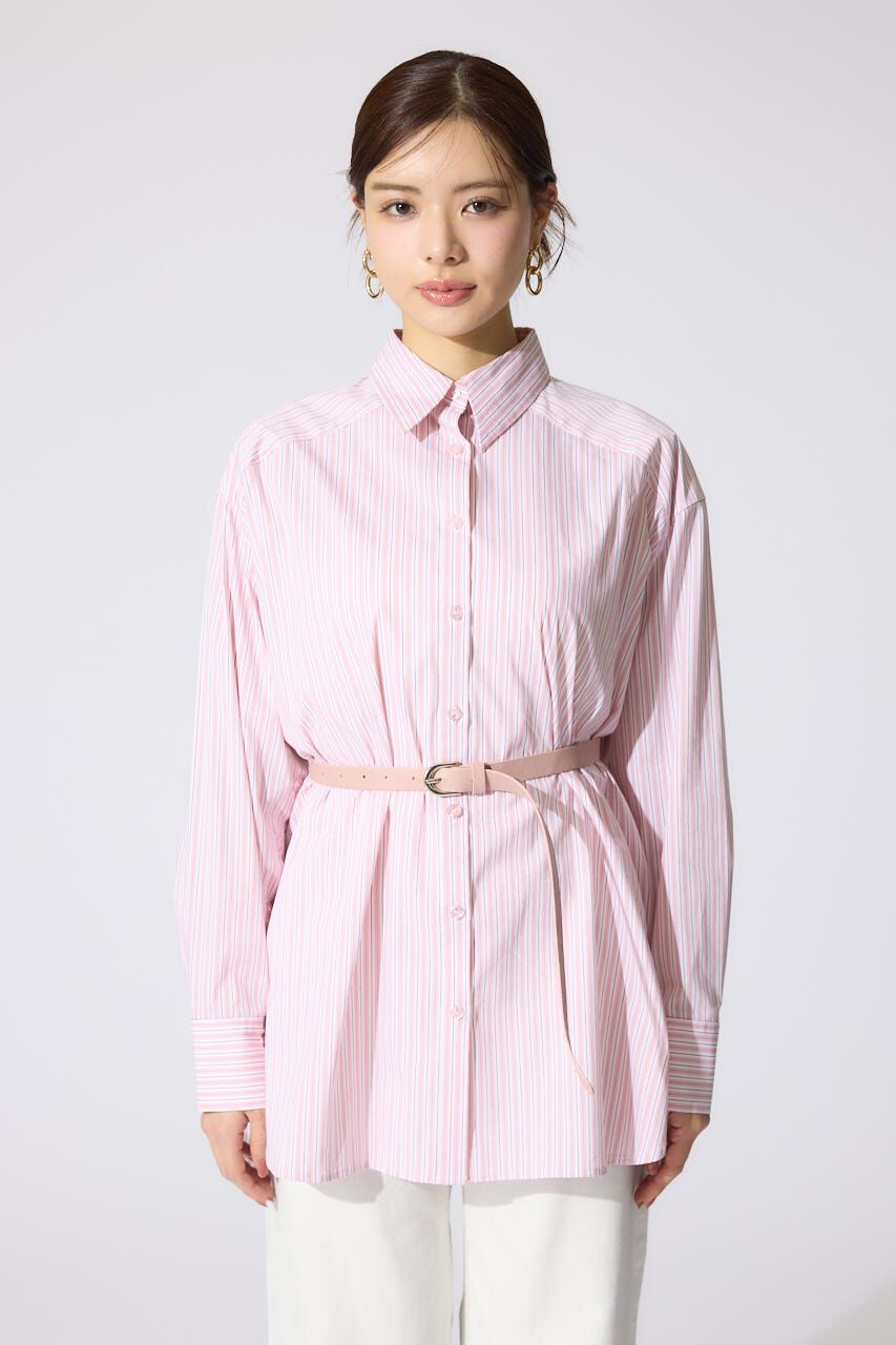 rienda「2WAYベルトセットシャツトップス」|シャツ・ブラウス|