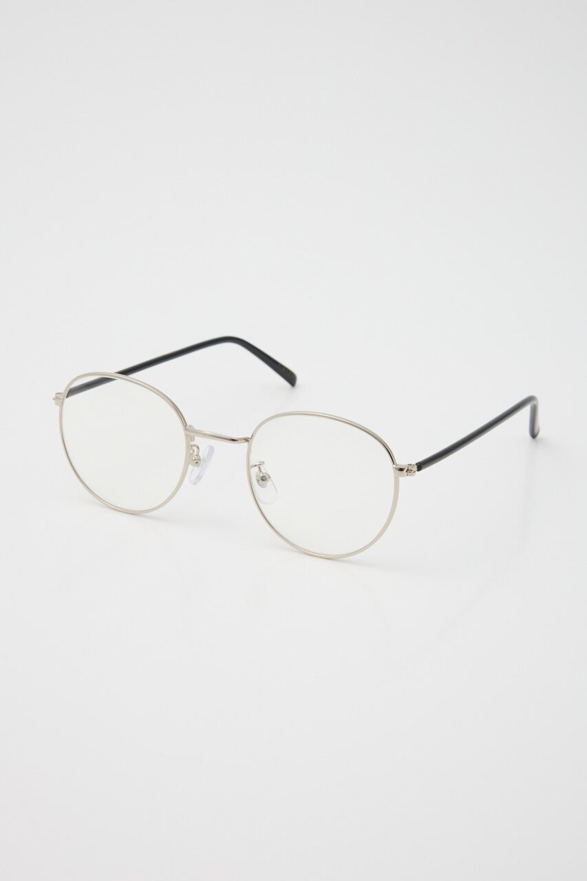 rienda「シルバーフレームラウンドアイウェア」|メガネ|