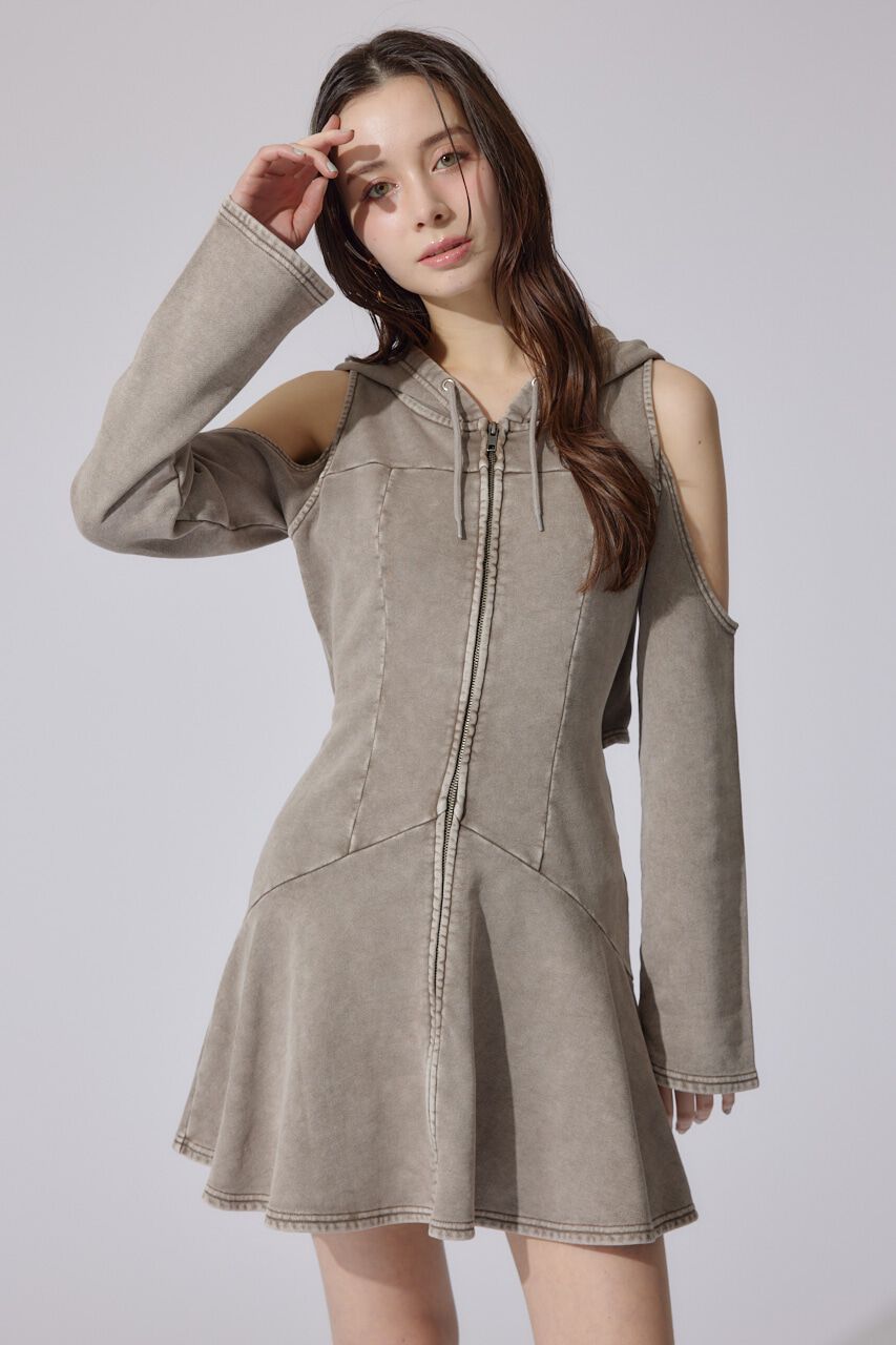 rienda「フードマーメイドワンピース」|ワンピース|