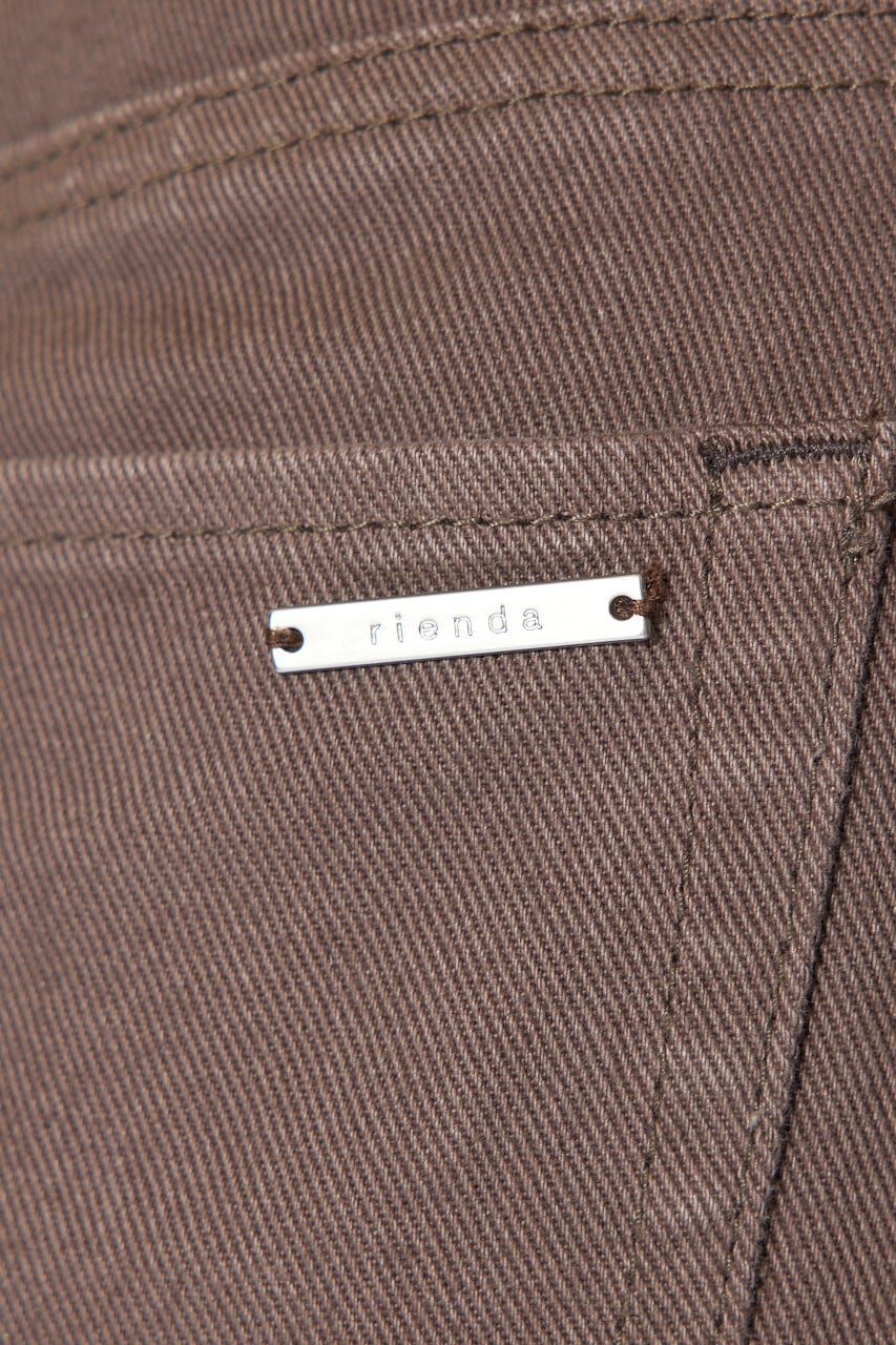 rienda「フリンジマーメイドデニムジャストウエストスカート」|スカート|