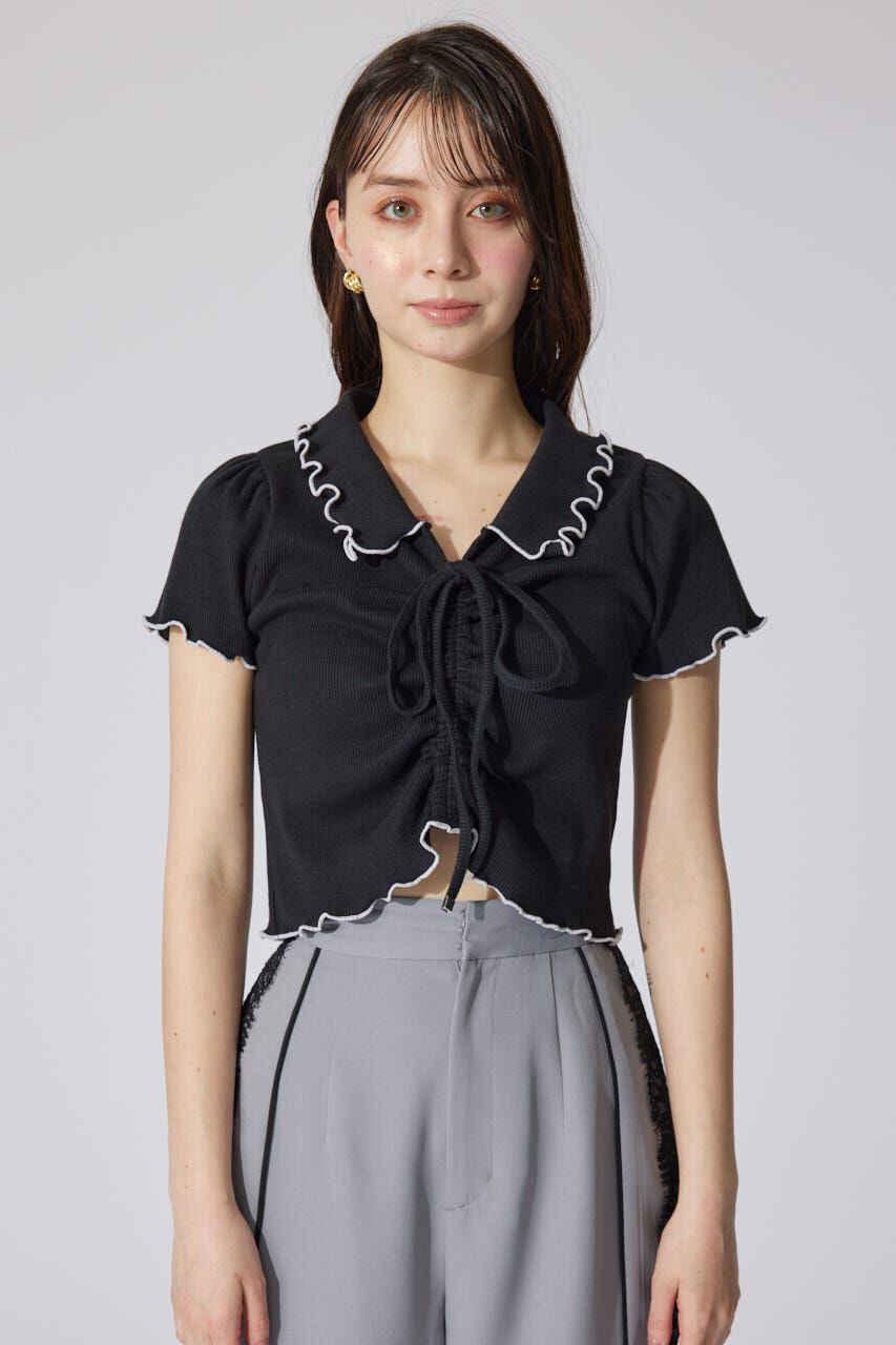 rienda「ドロストカットトップス」|Tシャツ・カットソー|