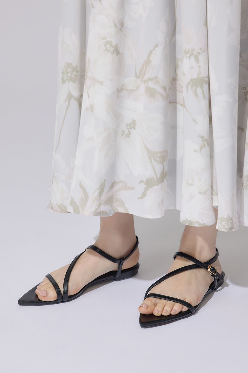 rienda「ポインテッドトゥローヒールサンダル」|サンダル|