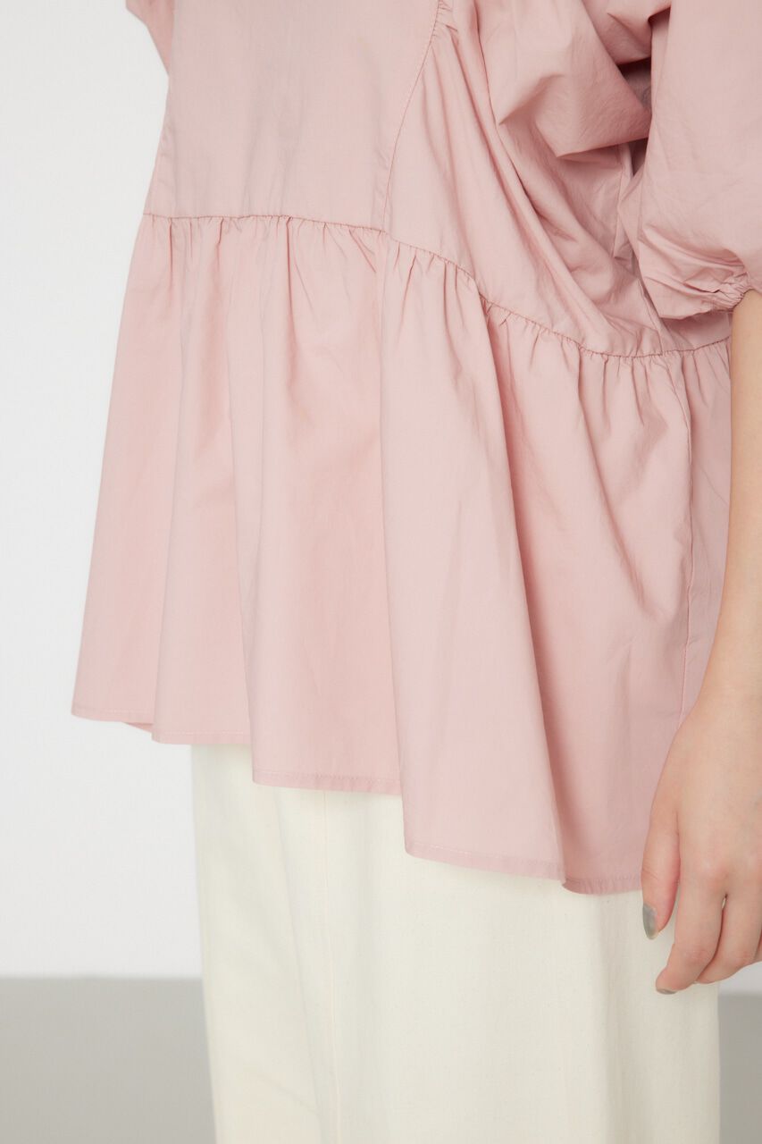 RODEO CROWNS「袖ボリュームペプラムトップス」|シャツ・ブラウス|