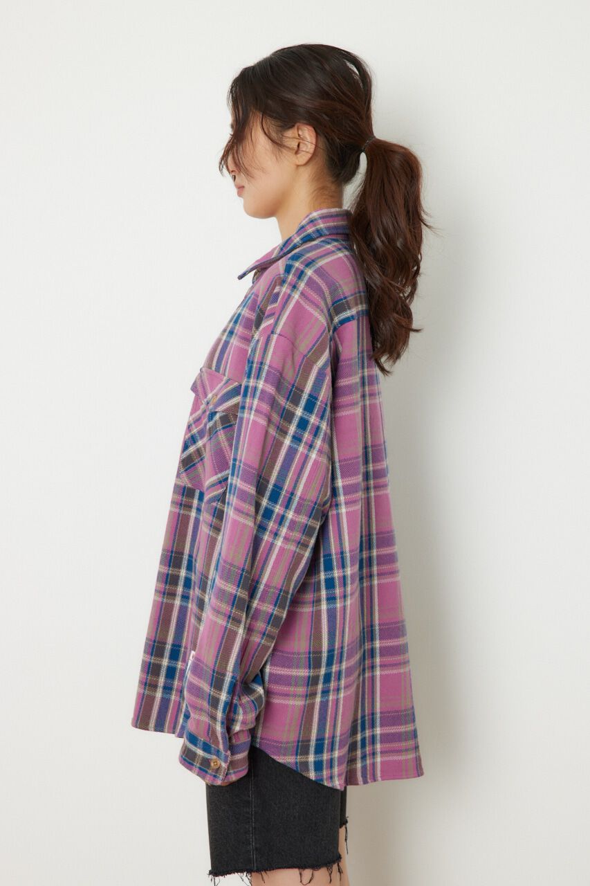 RODEO CROWNS「CHECK OVER シャツ」|シャツ・ブラウス|