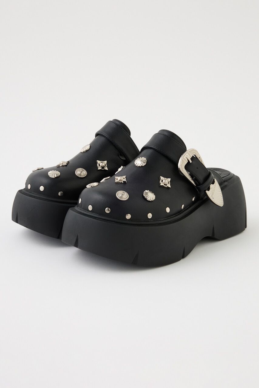 RODEO CROWNS「スタッズサボ」|その他|BLK