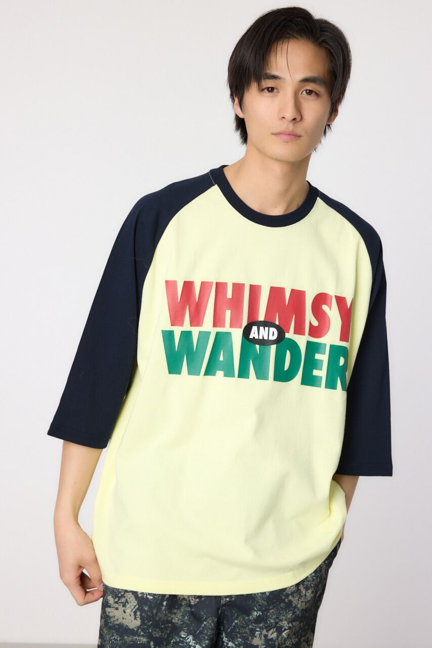 RODEO CROWNS「ウィムジー7分袖Tシャツ」|Tシャツ・カットソー|L/YEL1