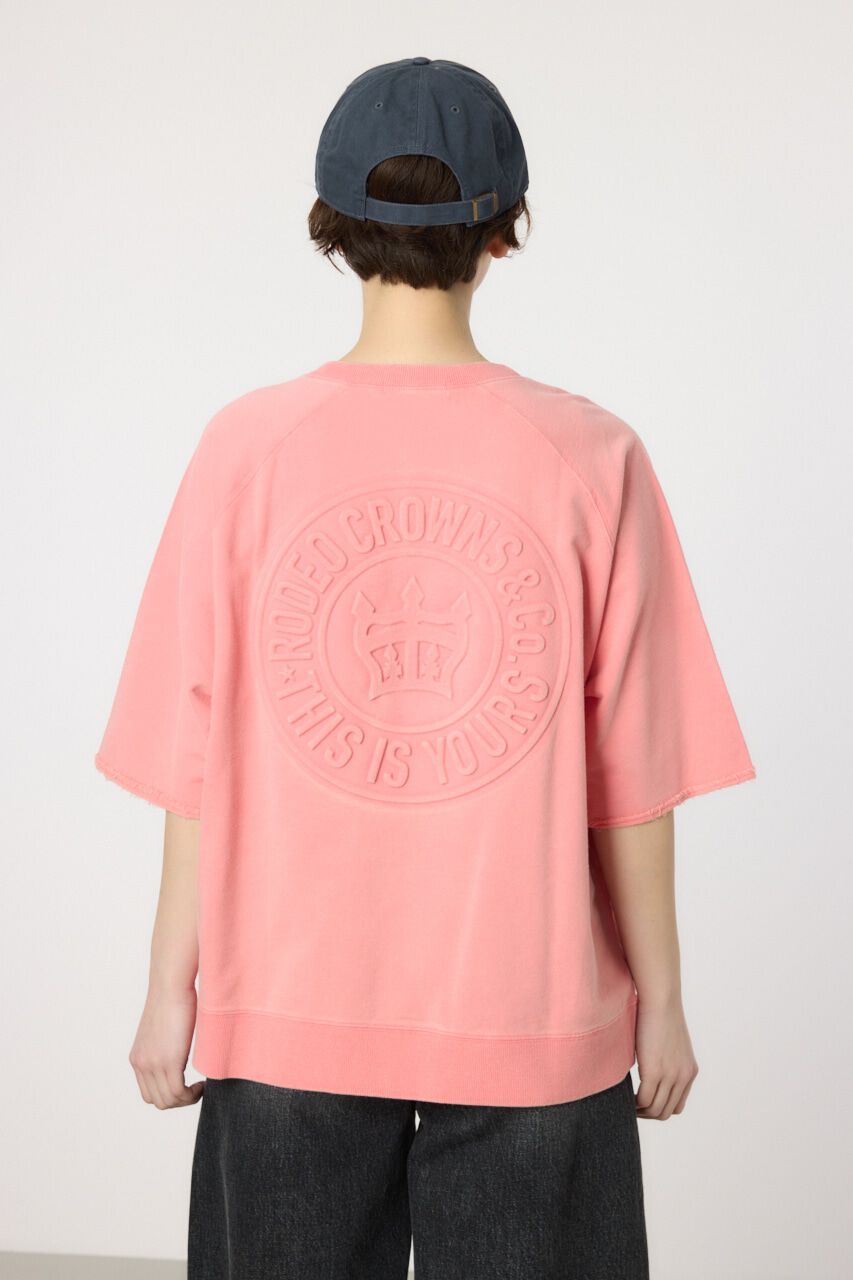 RODEO CROWNS「CIRCLE エンボスロゴ半袖スウェットトップス」|Tシャツ・カットソー|