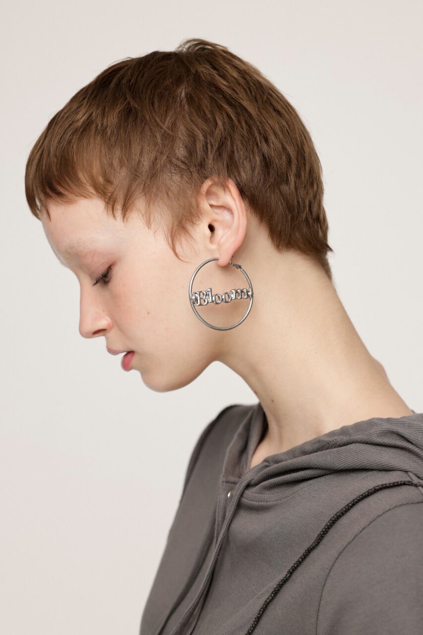 SLY「LOGO HOOP ピアス」|ピアス|