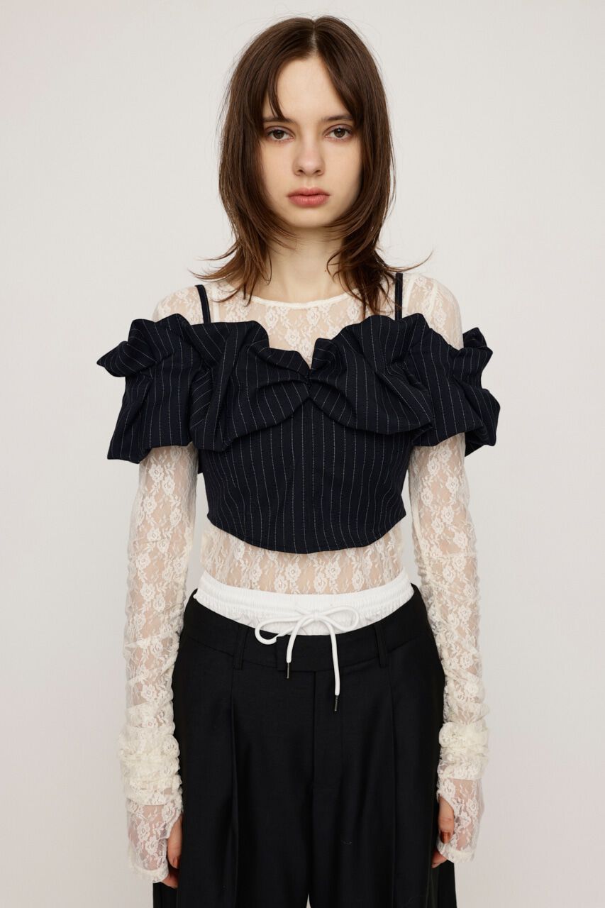 SLY「BALLON SLEEVE CAMI BUSTIER」|キャミソール|