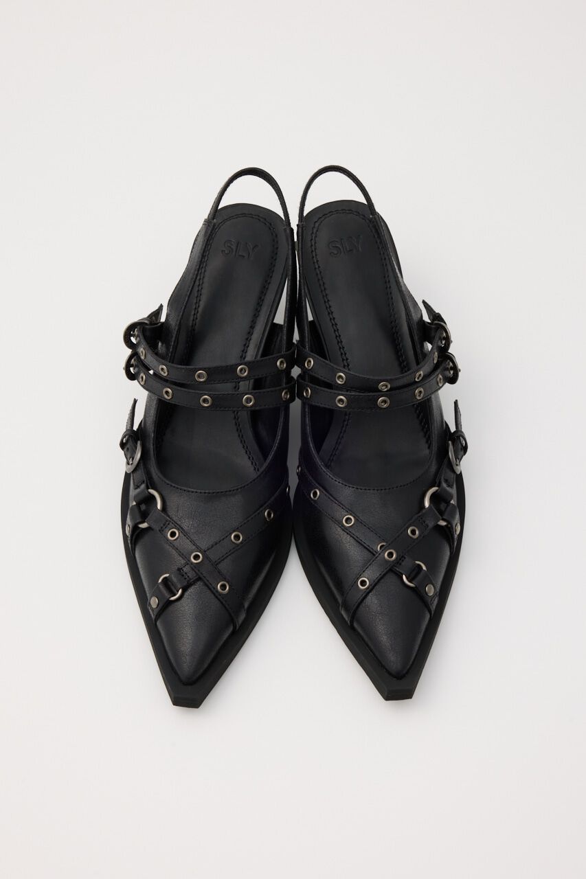 SLY「POINTED TOE BELT サンダル」|サンダル|