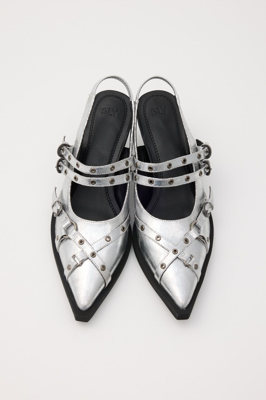 SLY「POINTED TOE BELT サンダル」|サンダル|