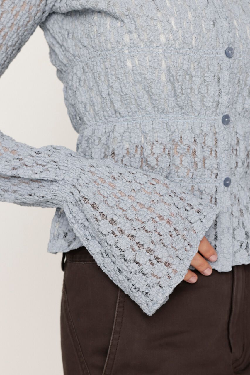 SLY「PUFFY SHIRRING CUT トップス」|Tシャツ・カットソー|