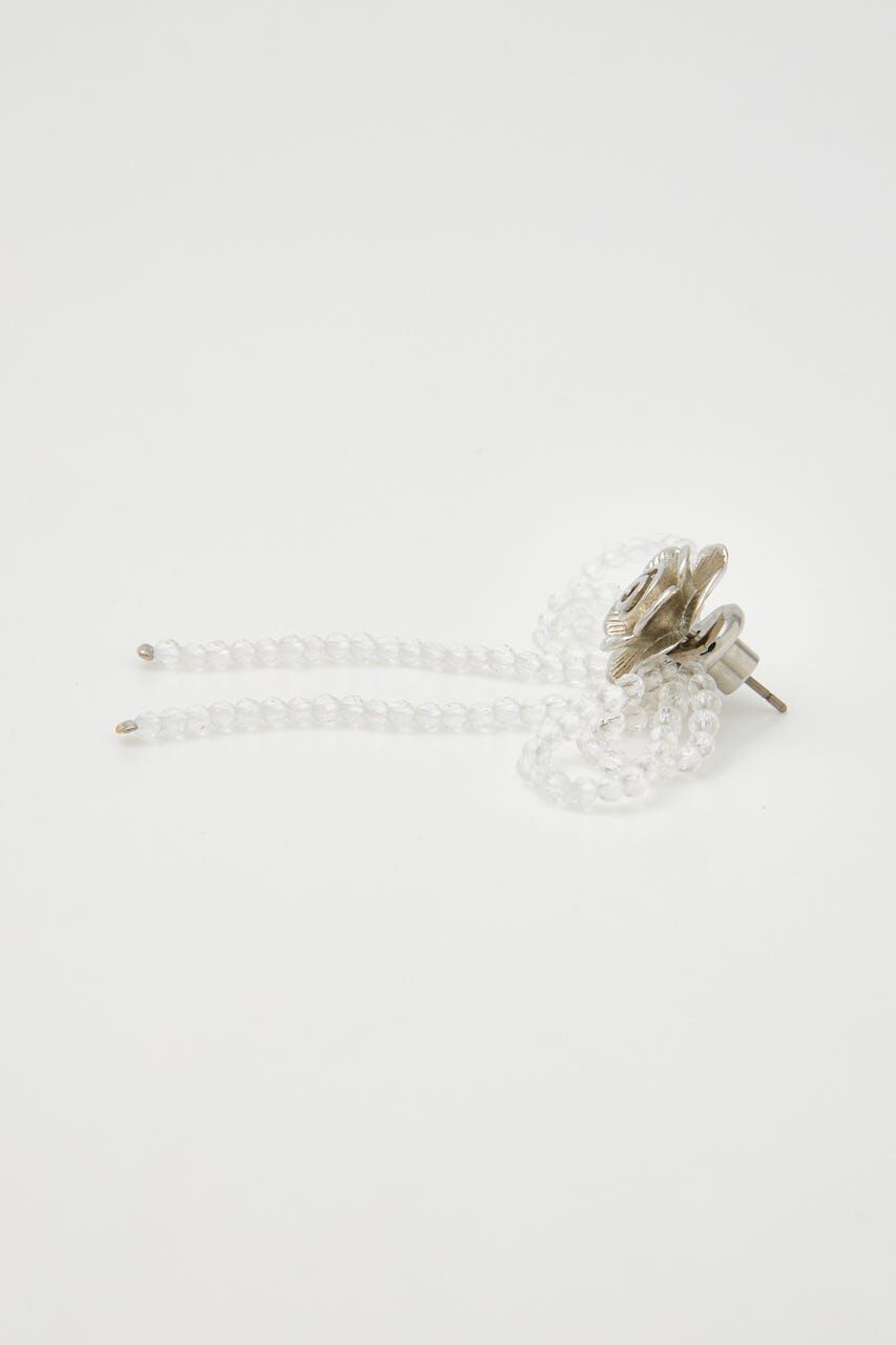 SLY「ROSE MOTIF BEADS P／EARRINGS」|ピアス|