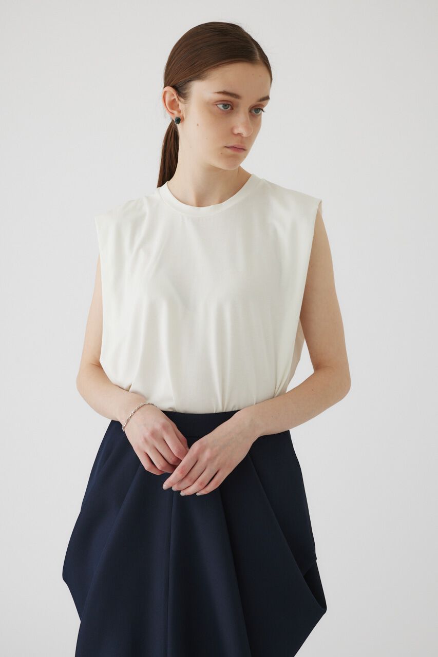 RIM.ARK 「Smooth texture square tops」|Tシャツ・カットソー|