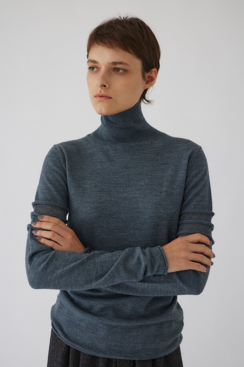 RIM.ARK 「Turtleneck tight knit tops」|ニット・セーター|GRY