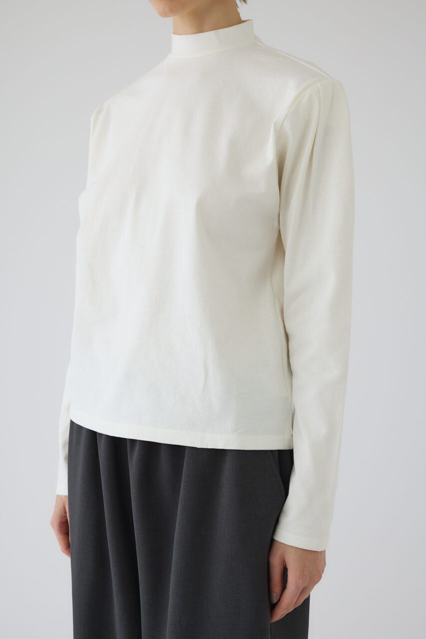 RIM.ARK 「Curved sleeve high collar tops」|Tシャツ・カットソー|