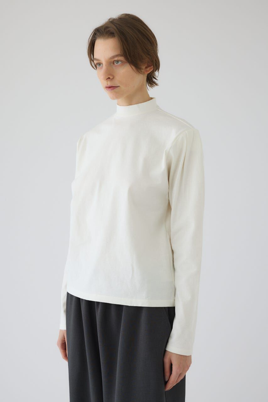 RIM.ARK 「Curved sleeve high collar tops」|Tシャツ・カットソー|