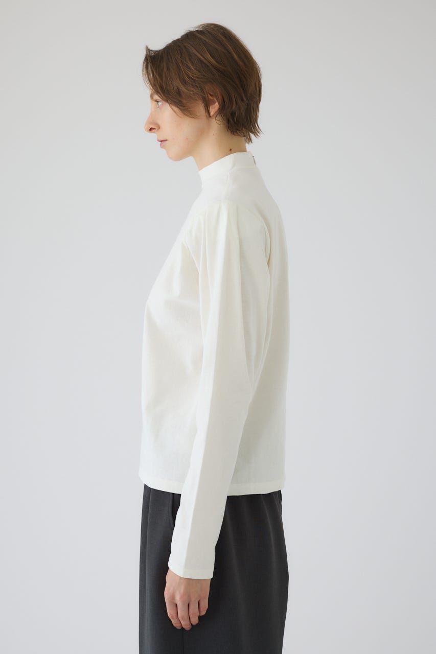 RIM.ARK 「Curved sleeve high collar tops」|Tシャツ・カットソー|