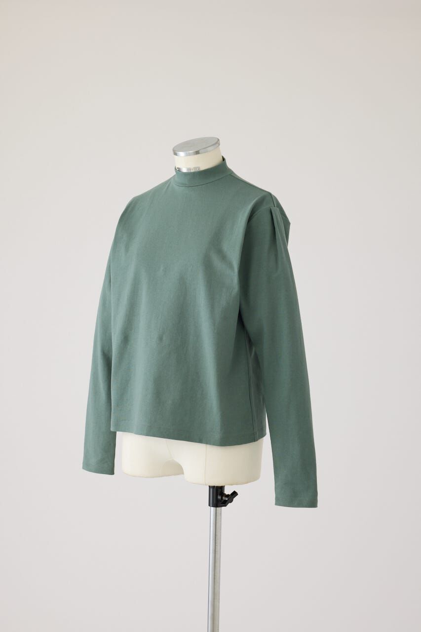 RIM.ARK 「Curved sleeve high collar tops」|Tシャツ・カットソー|