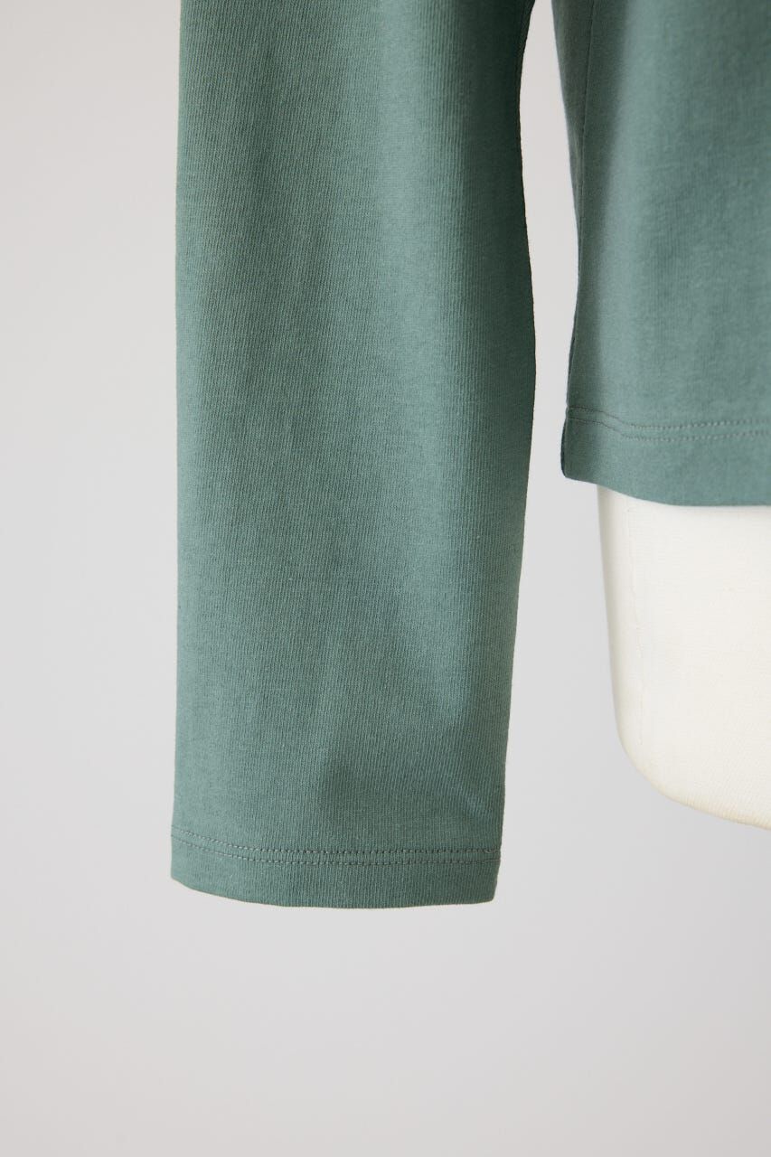 RIM.ARK 「Curved sleeve high collar tops」|Tシャツ・カットソー|